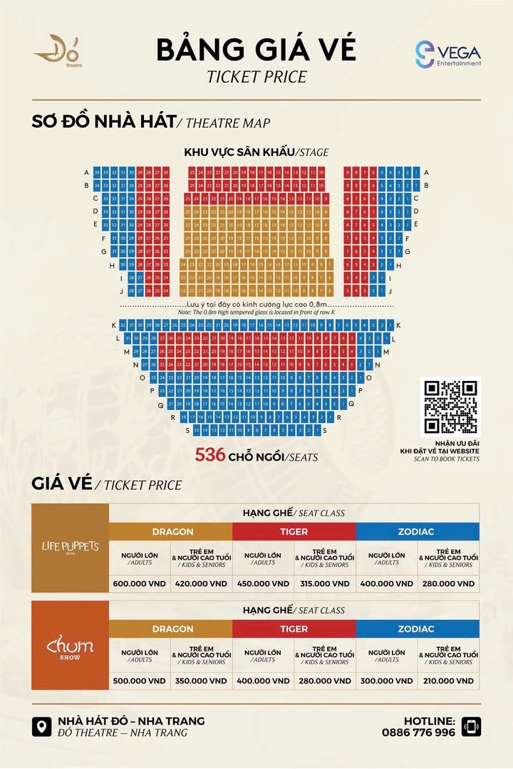 Seat and ticket